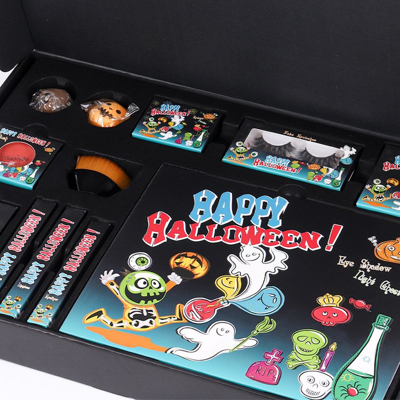 Halloween Lip Glaze Lidschatten Reparatur Integrierte Anzug Bühne Make-Up Körper Malerei_voghion.com
