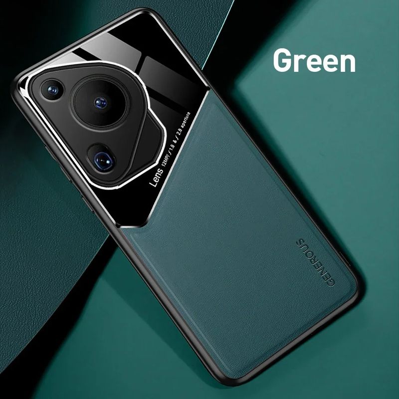 Ledertextur-Hülle für Huawei Pura 70 Ultra P70 P60 Pro-Abdeckung mit magnetischem Auto-Saughalter Coque Fundas Capa_voghion.com