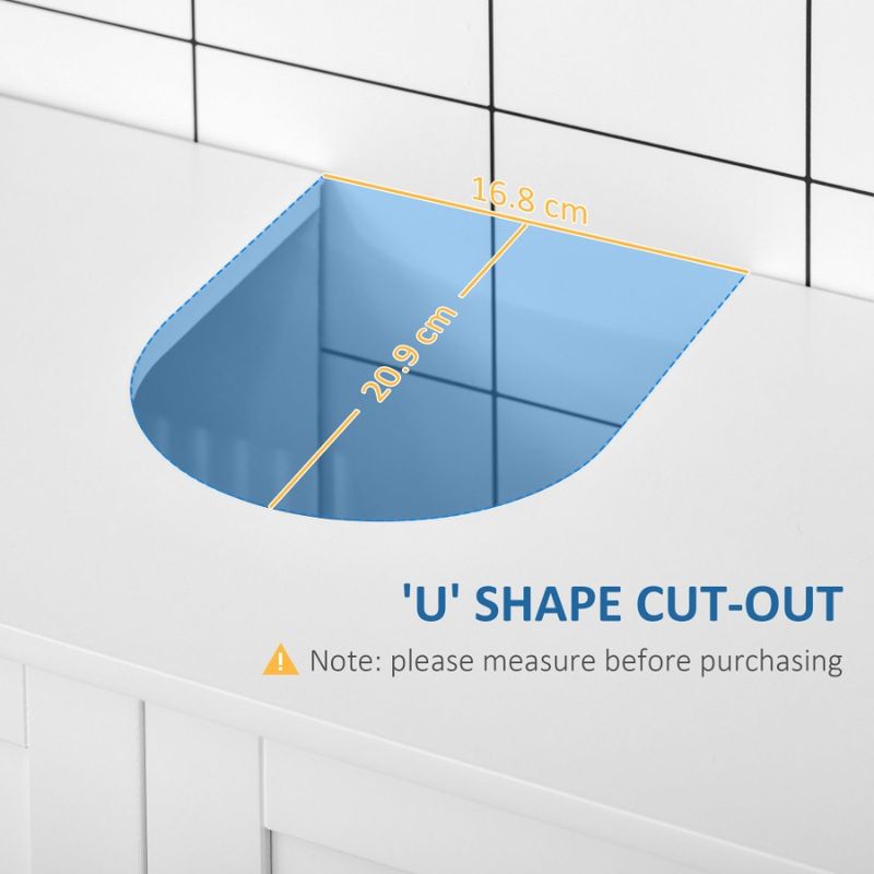 Sink Cabinet Adjustable Vanity Under With Doors Under Sink Bathroom With Modern Pedestal Cabinet Bathroom Kleankin S Cupboard 2_voghion.com