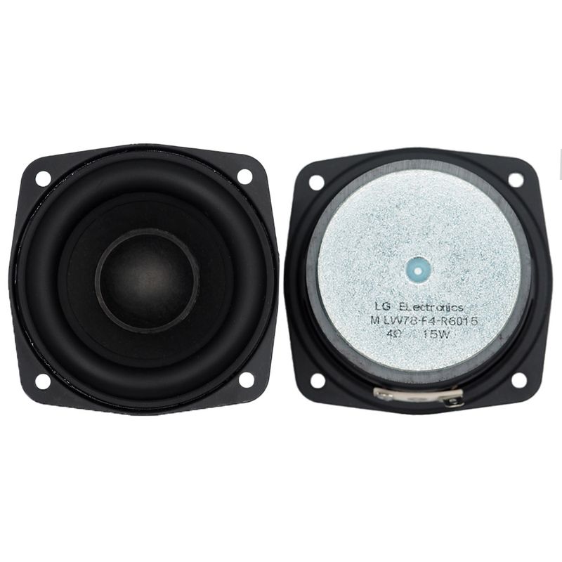 2 stk/parti 78 mm 4 ohm 15w subwooferhøjttaler 3 tommer konveks kappe bas firkantet woofer gør-det-selv reolhøjttalere hifi hjemmelyd_voghion.com
