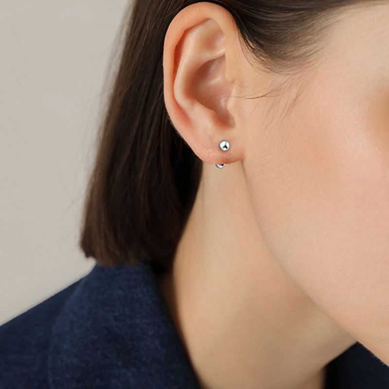2. Embalaje de 5 o 10 piezas Clavel de acero inoxidable utilizado para perforaciones de 3/4/5 mm, joyas, aretes para adolescentes, aretes._voghion.com