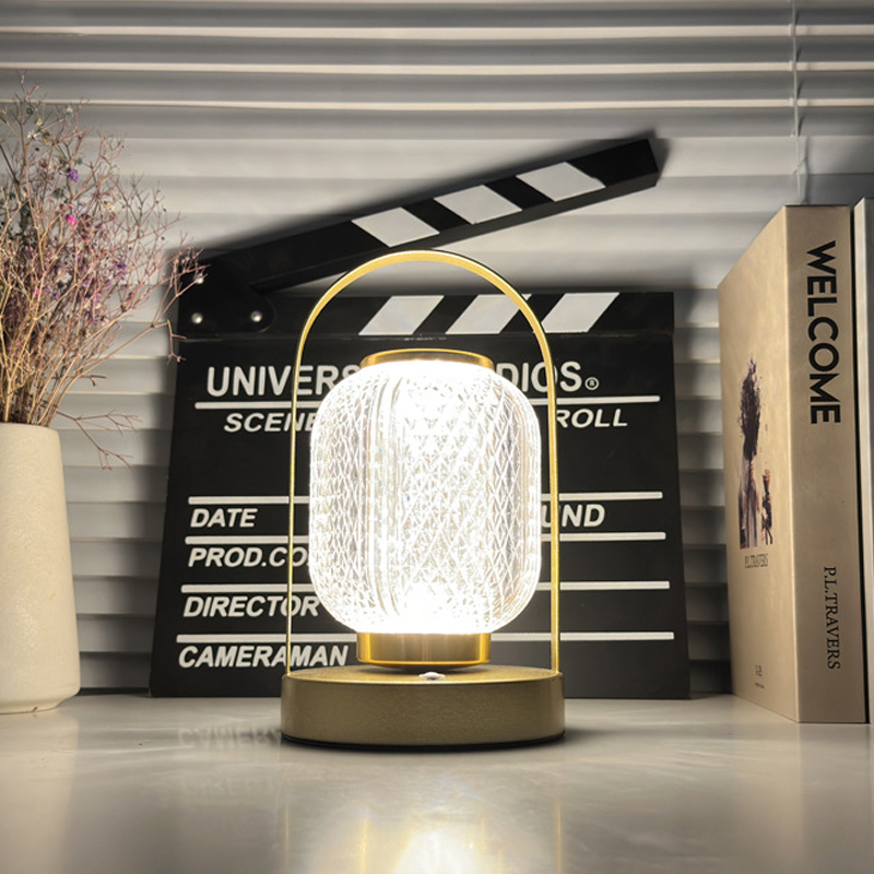 Lampe de Table Portable créative, tête de lit, Rechargeable, rétro, pour Bar, chambre à coucher, décoration de Camping en plein air, veilleuse_voghion.com