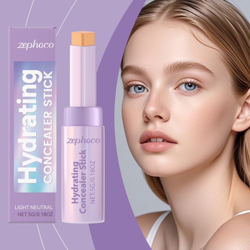 Zephoco Natural Color Täglich tragbar Glattes Gesicht Nasenschatten Kontur 3D Concealer Stick_voghion.com