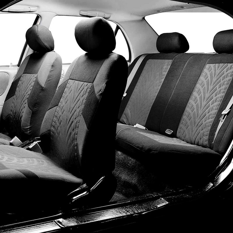 Fuzhongfu 9-Stéck Autositzbezich Set Komfort Sëtz Polyester Vir Heck Universal Passend Autositzbezich Komplett Set fir Auto SUV Minivan_voghion.com