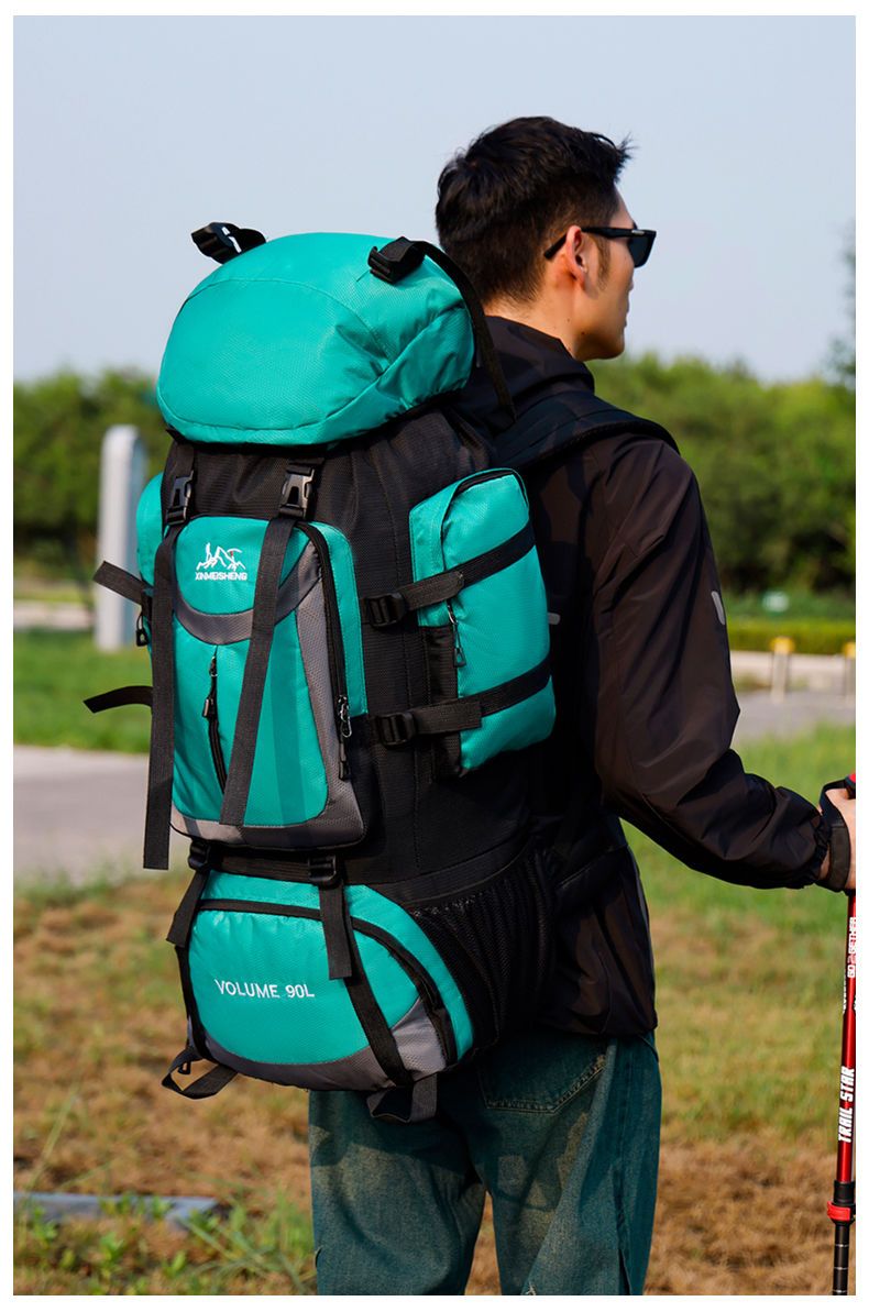 Zaino leggero da 90 litri, grande capacità, per uomini e donne, zaino da viaggio, borsa da trekking per esterni_voghion.com