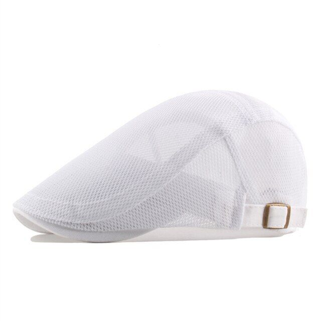 Summer Men's Breathable MESH IVY Hat Beret Newsboy Hat GATSBY Hat CABBIE FLATCAP_voghion.com