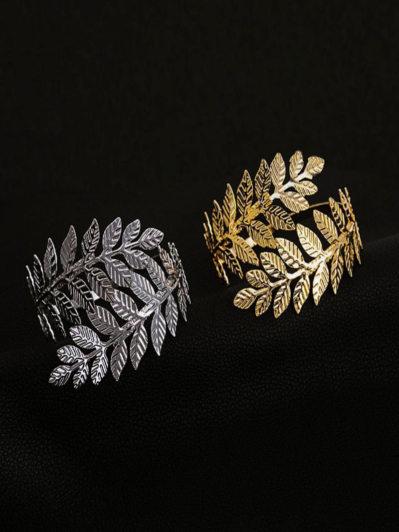 Bracelet ouvert réglable en métal pour mariée romaine, bijou tendance et exagéré_voghion.com