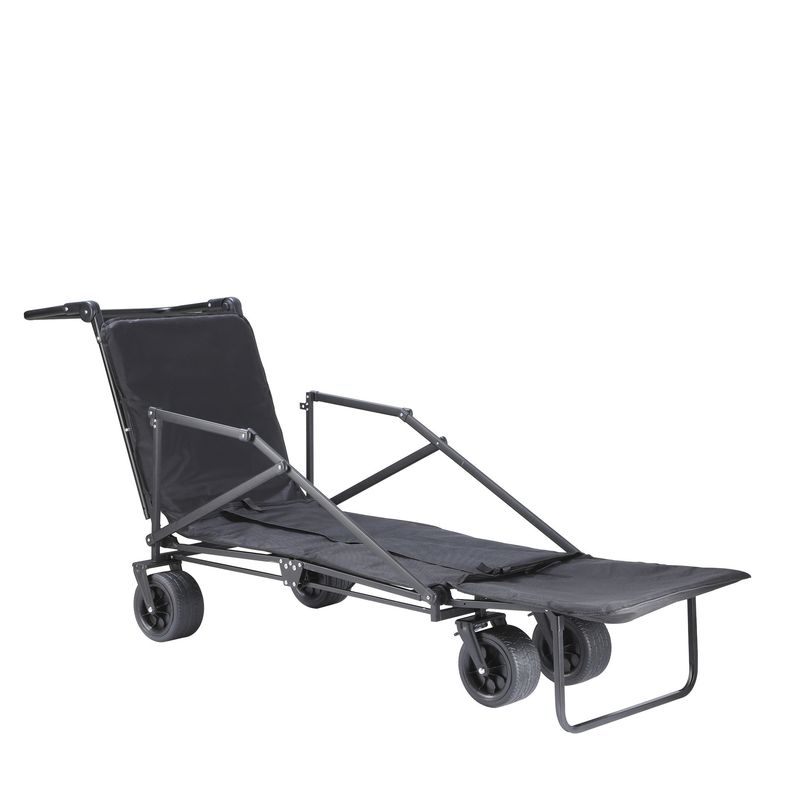 Multifunctional Cross-Border Outdoor Beach Cart, Reclining, Pushable, Foldable Small Cart For Camping_voghion.com