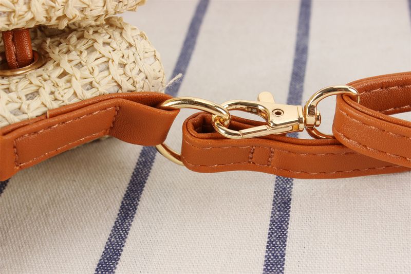 Damestassen One Piece Drop Shipping, Eenvoudige en modieuze geweven tas, Niche veelzijdige handtas, Prachtige crossbody emmer geweven tas, Strandtas_voghion.com