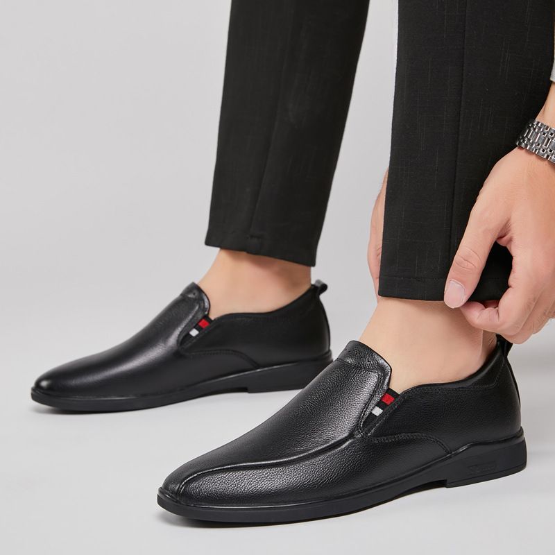 Fußüberzüge, lässige Herren-Lederschuhe, bequeme Business-Schuhe, formelle Herrenschuhe_voghion.com