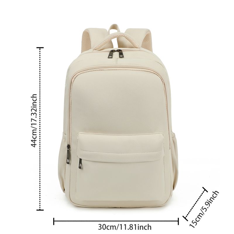Waterdichte 20 inch effen kleur school dagelijkse schoolrugzak_voghion.com