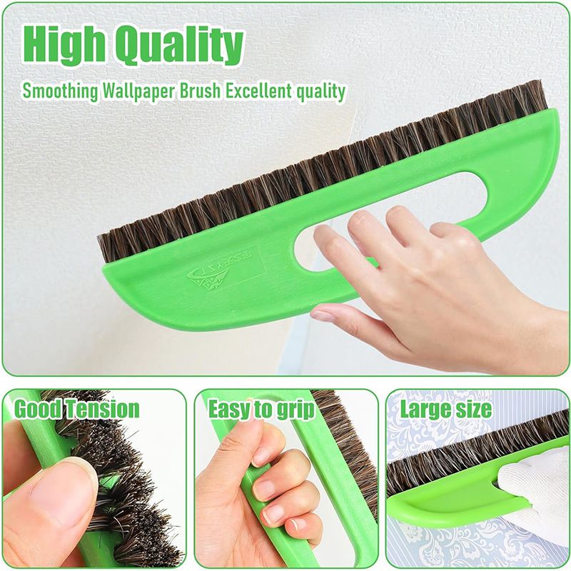 15-Piece Wallpaper Tool Kit With Squeegee, Brush, Roller & Cutter – Multi-Size Scraper For Home & Car Film Application_voghion.com