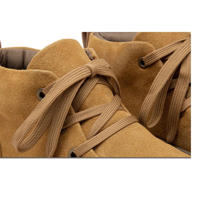 Bottes Martin pour homme, bottes de travail en daim à semelles épaisses, baskets décontractées, nouveauté automne/hiver 2025_voghion.com
