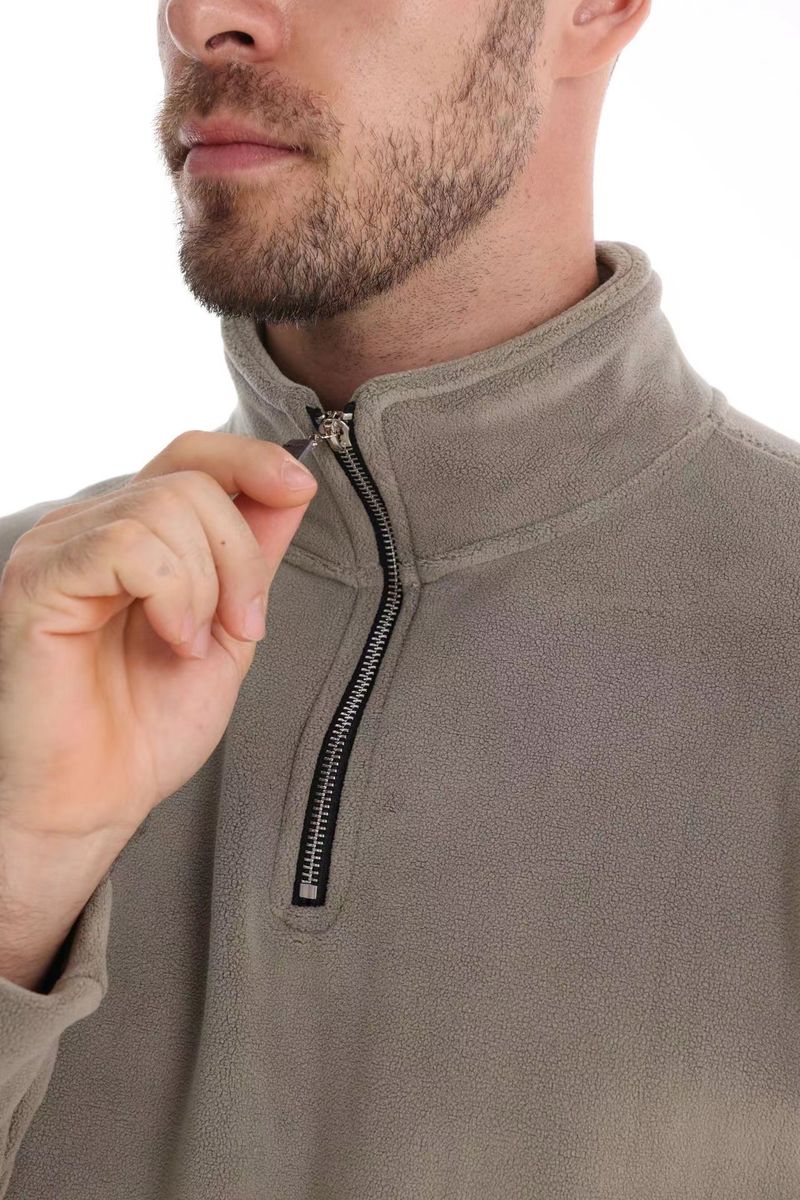 "Herren-Winterjacke mit Fleecefutter – Dicker Sherpa-Kragen mit Reißverschluss (leicht und warm)"_voghion.com
