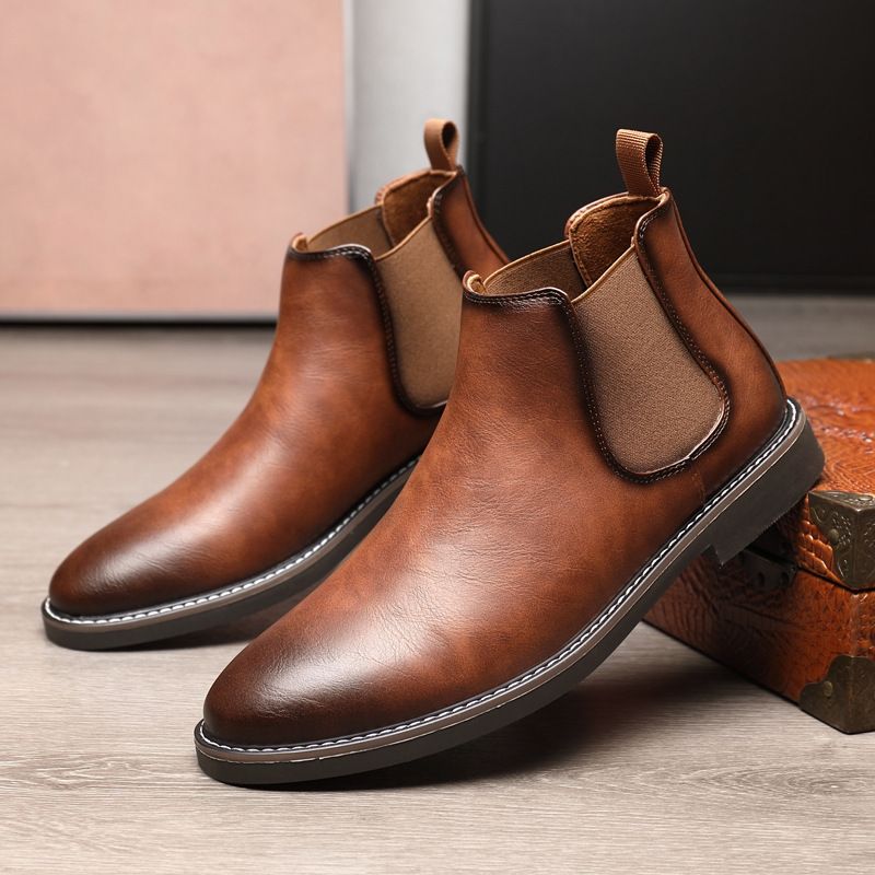 40 ~ 46 Marke Retro Komfortable 2024 Mode Männer Stiefel_voghion.com