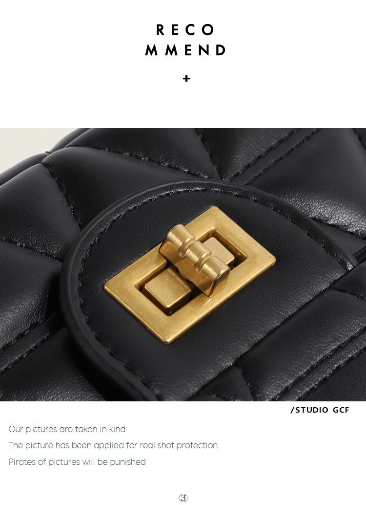 Borsa a tracolla alla moda, nuova borsa con catena di diamanti, borsa da ascella classica di nicchia di grande capacità, la scelta migliore per le bellezze!_voghion.com