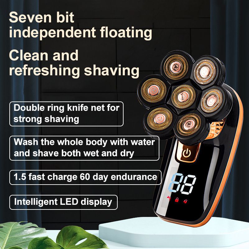 Multifunktionel elektrisk intelligent CNC syvbladet barbermaskine og hvidtningsmaskine_voghion.com