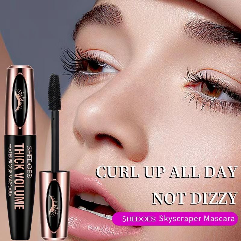 SHEDOES Mascara - Waterproof Volumizing Curling Lengthening Mascara For Cross-Border Beauty_voghion.com