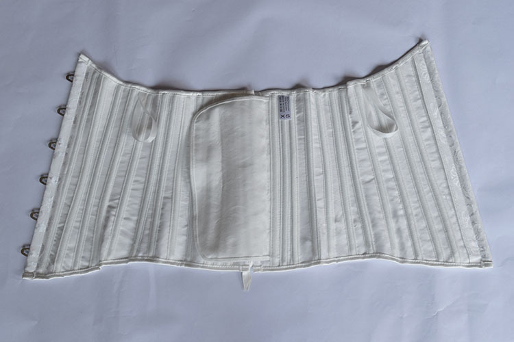 palace corset 24 steel bone girdle waist clip support chest and abdomen shaping garment abdominal belt_voghion.com