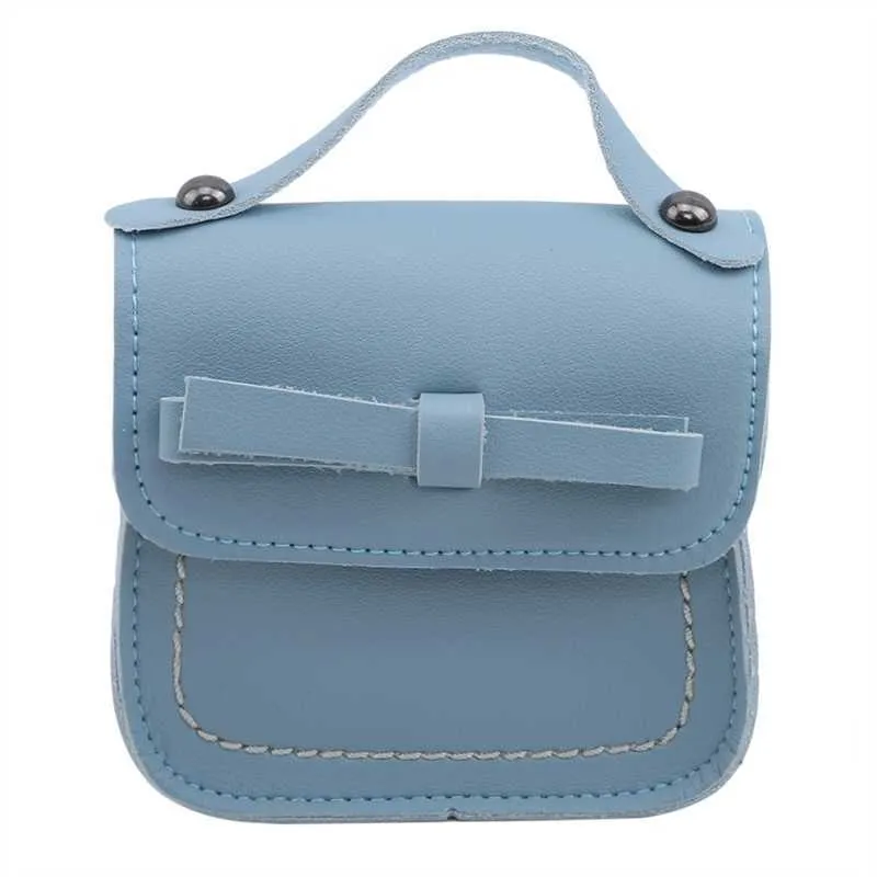 Rucksäcke Kinder Kleine Quadratische Tasche Bogen Messenger Mode Niedlich Tragbare Kleine Mädchen PU Schulter Handtaschen 220924_voghion.com
