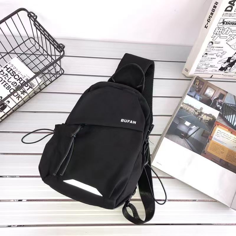 New style men's and women's chest bag, Korean version, trendy and cool shoulder crossbody bag, multi-functional casual chest bag, one piece drop _voghion.com