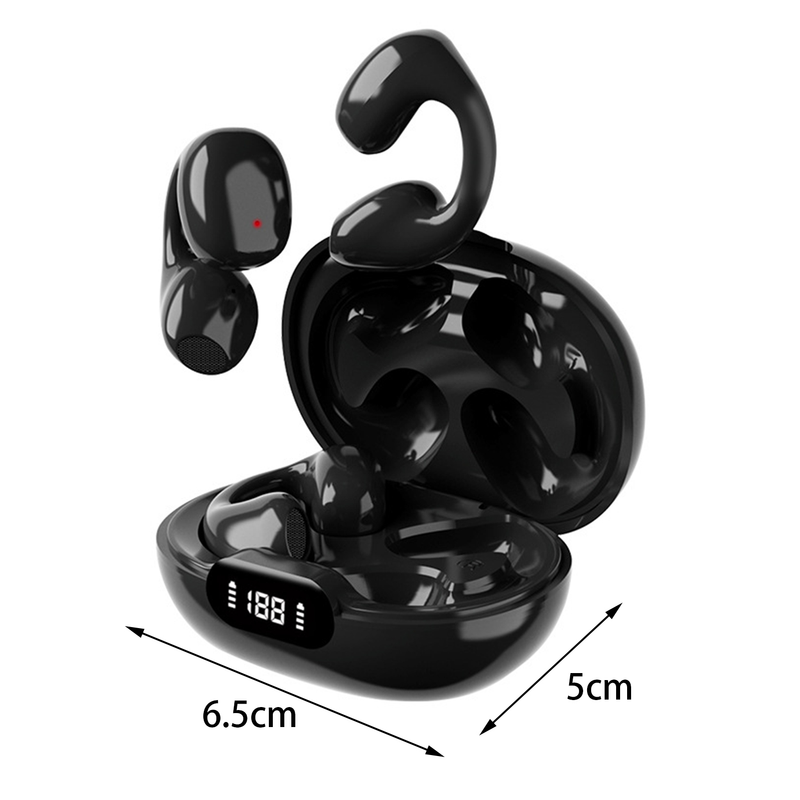 Xinweiqing D101 Sport Kopfhörer Knochen Leitung Ohr Clip Design Stereo Surround Bluetooth-kompatibel 5,3 Sound Drahtlose Kopfhörer Hause Versorgung_voghion.com