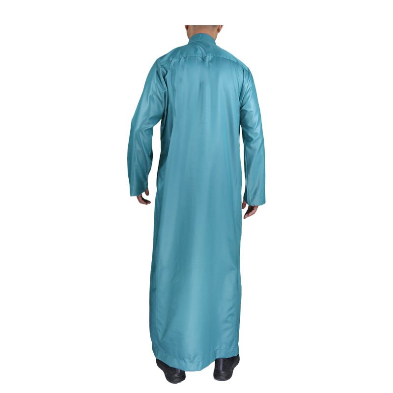 Vyriški drabužiai Aksominės sagos Užsienyje Karšta Pardavimas Užsienio prekyba Saudo Arabijos marškiniai apykakle Arabų Vyriškas chalatas Mišrios spalvos_voghion.com