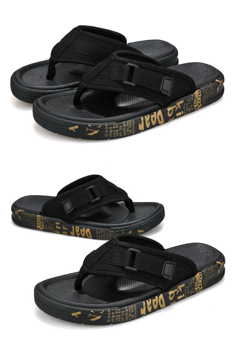 Herren-Flip-Flops, Herrensandalen, modische Kleidung, trendige Sommerschuhe in koreanischer Version, Strandschuhe für den Außenbereich_voghion.com