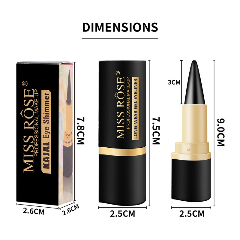 Eyeliner Eyeliner Matita Eyeliner Asciugatura Rapida Penna Eyeliner Ricco a Testa Singola_voghion.com