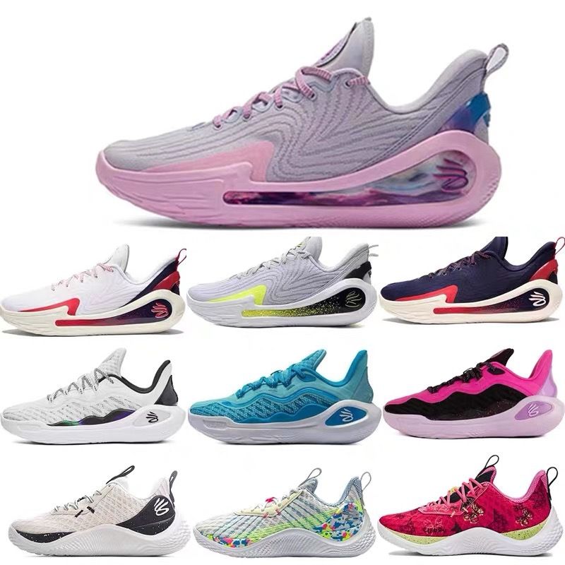 Neues Produkt: Basketball der 12. Generation in China, Pink und Lila, Curry 12 Plate Ancient Galaxy Low Top Sportschuhe_voghion.com