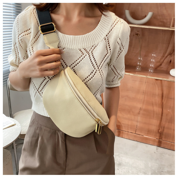Modesch Tailletasch fir Fraen Trendy Fréijoer an Hierscht fir Fraen 2024 Nei Broschttasch fir Fraen Design Sense Versatile Crossbody_voghion.com