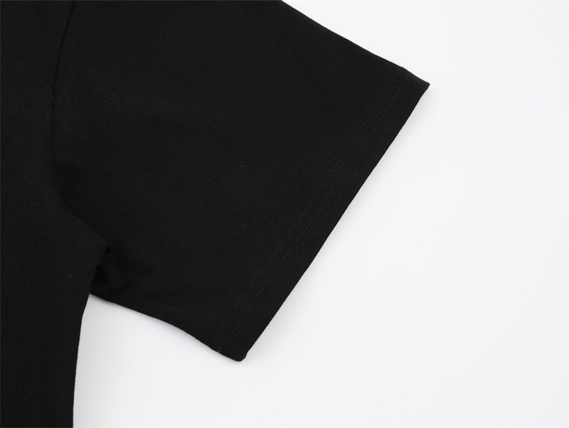 Men’s Clothing Simple Diamond Letter Casual Short Sleeved T Shirt For Men Hip Hop Trend All Match Loose Top Five Point Sleeve T Shirt_voghion.com