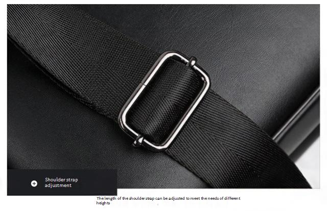 Valigetta professionale da lavoro a 3 strati resistente all'acqua per laptop da 16 pollici - Grande capacità, elegante pelle PU con fodera in poliestere_voghion.com