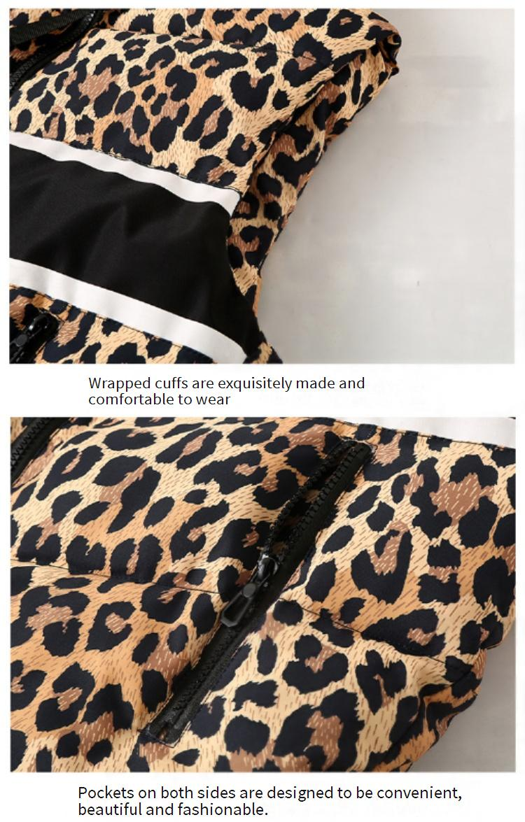 Trendy Unisex Fleece Vest With Detachable Hood - Stylish Animal Print Stand Collar Jacket For Fall/Winter Fashion_voghion.com