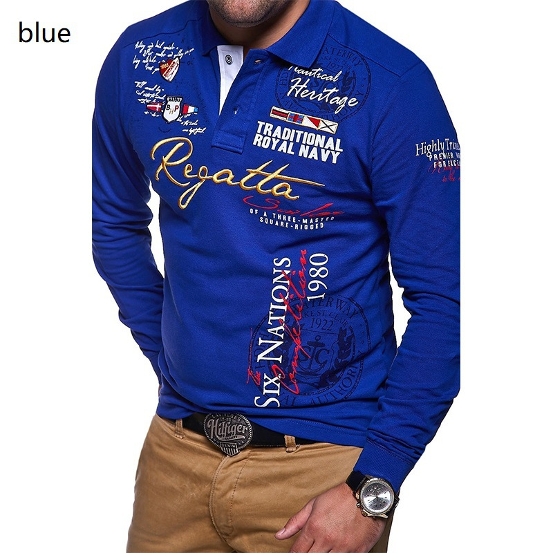 Νέο ανδρικό μπλουζάκι με μακριά μανίκια και στρογγυλή λαιμόκοψη, με ανοιξιάτικο και φθινοπωρινό τύπωμα_voghion.com