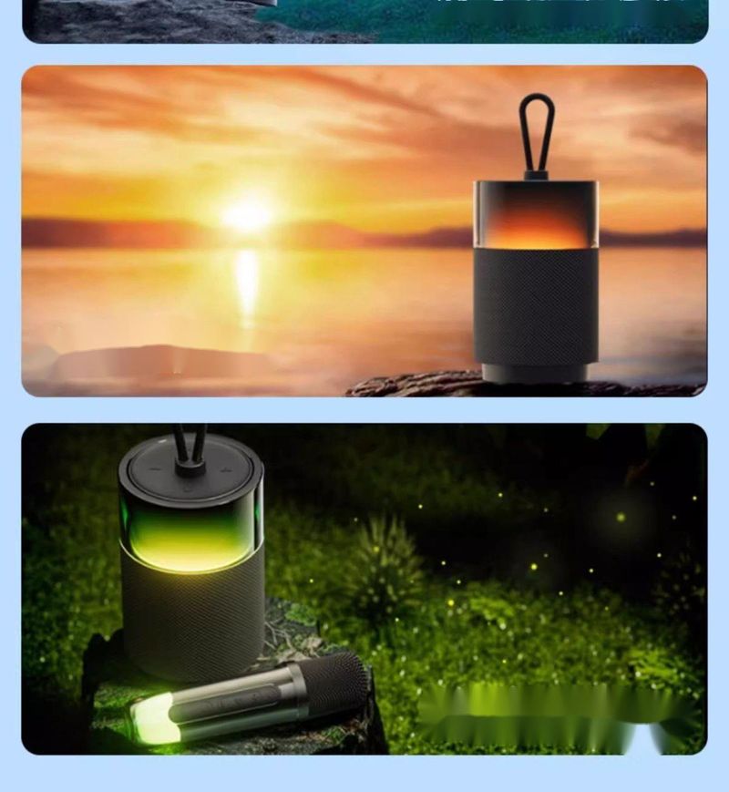 Głośnik LeDu K-Singing Mikrofon Zintegrowany Śpiewanie Bezprzewodowy Bluetooth KTV Zewnętrzny Akumulatorowy Przenośny Tech-Savvy_voghion.com