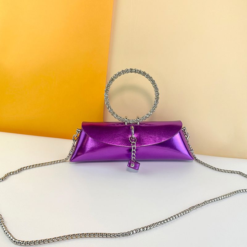 Damen Abendtasche mit Strasssteinen 2024 Guangzhou Designer Geldbörse Runder Ring Handtasche Einzelne Schulter Crossbody Tasche_voghion.com