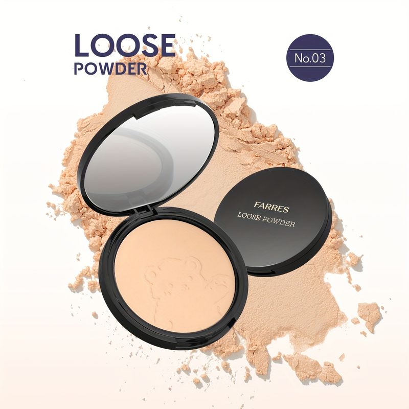 Anti-cernes en poudre, poudre contouring, contrôle du sébum, hydratant, poudre fixatrice, poudre libre waterproof et résistante à la transpiration, poudre mate tulle_voghion.com