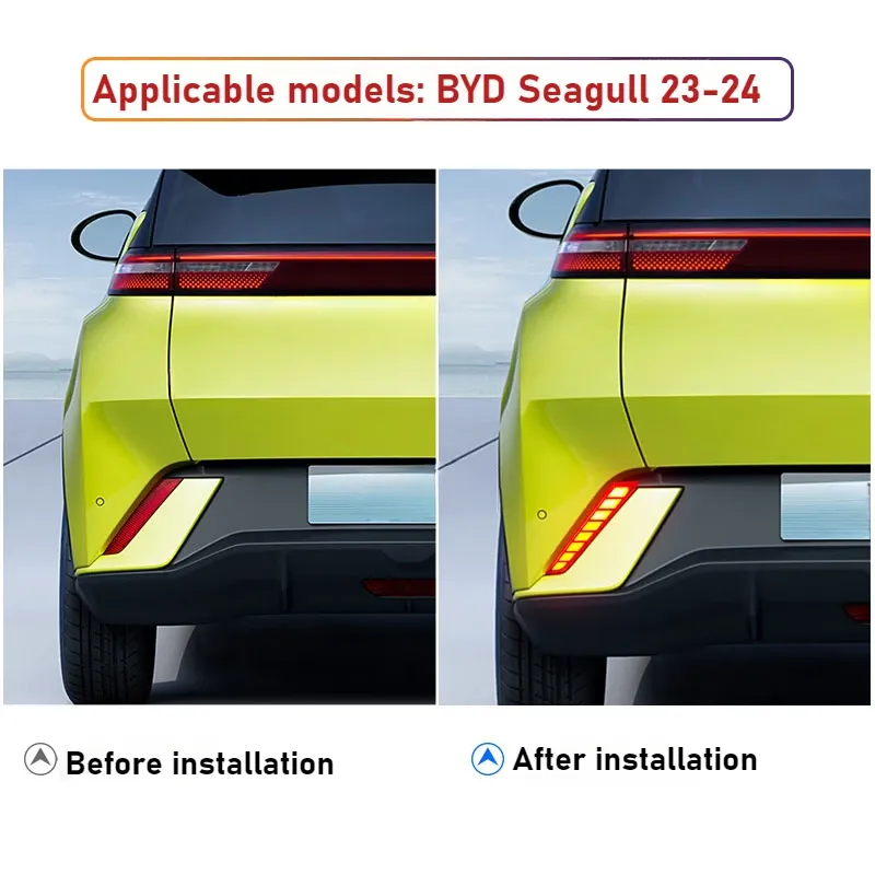 Für BYD Dolphin Surf 2023 2024 2025 LED-Heckstoßstangenleuchten mit dynamischen Blinkern DRL Nebelscheinwerfer Bremswarnleuchte Daylights_voghion.com