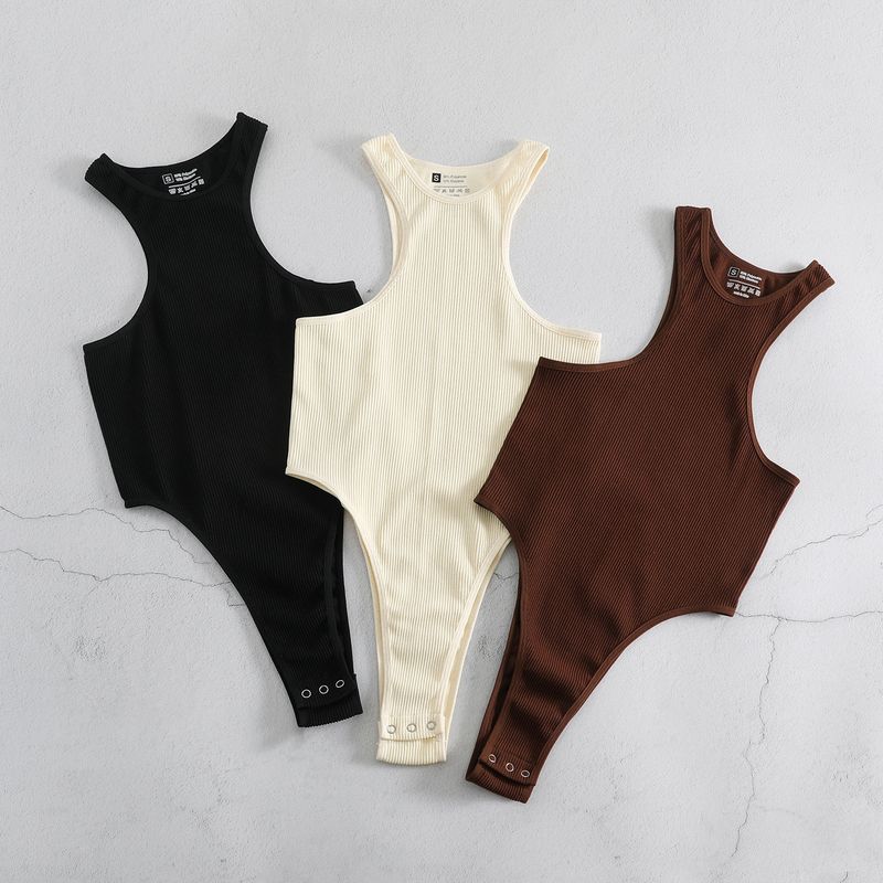 Yoga fileté en forme de I gilet une pièce slips serrés sous-vêtements Yoga Shapewear vêtements de Yoga Sexy_voghion.com