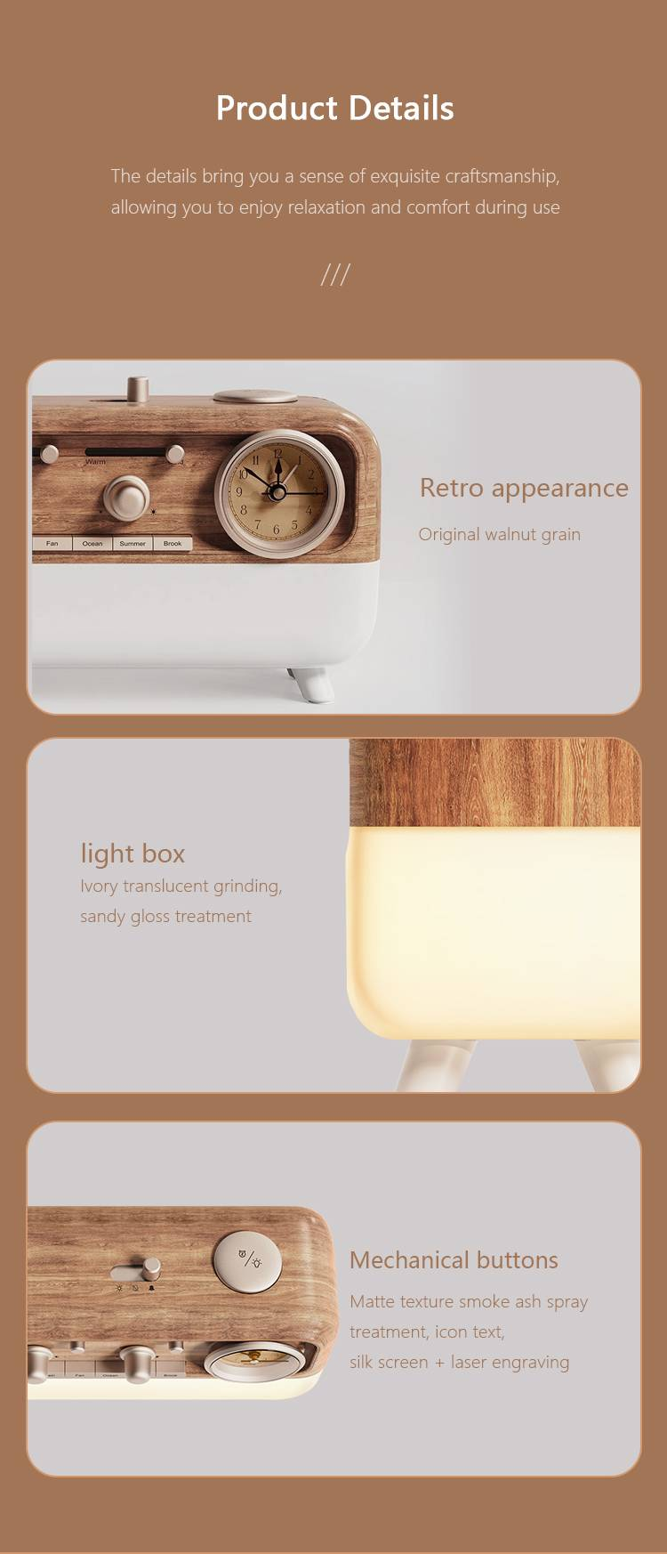 Sleep Aid Sound Speaker White For Adults, Kids, Sleeping Baby- With Wireless Charger Function_voghion.com