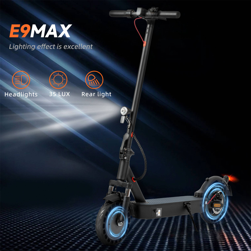 Vankel 500W Foldable Electric Scooter For Adults – 10" Tires, 36V 10Ah Battery, 35km Max Range, Dual Braking, App Control, ABE Approved_voghion.com
