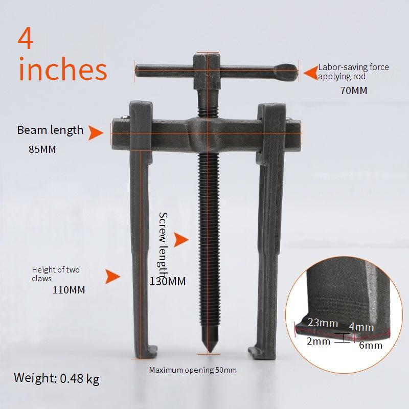 Heavy-Duty 2-Jaw Bearing Puller Set - German-Style Crossbar Design For Industrial Use_voghion.com