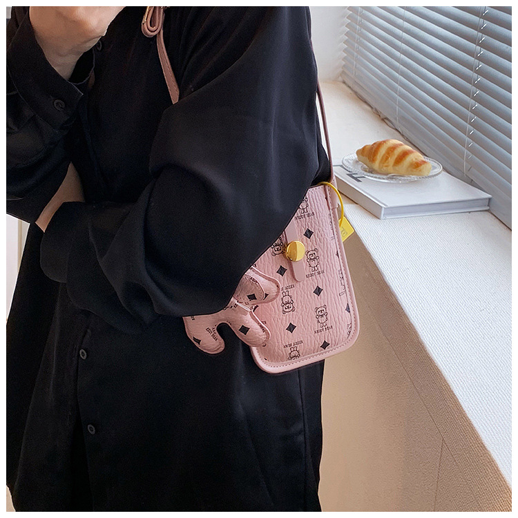 P9Wholesale Borse per cellulari, Borse da donna, Nuove borse a tracolla di nicchia, Piccole borse quadrate verticali, Mini borse carine stampate coreane_voghion.com