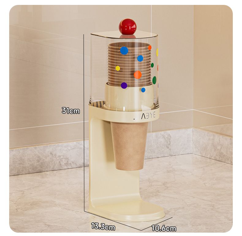 Disposable Wall-Mounted Rack Water Bar Storage Box Paper Holder Cup Dispenser_voghion.com