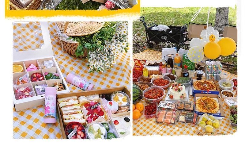 【Vendita calda】 Impermeabile, ispessito, portatile, per viaggi all'aperto, campeggio, picnic, prato, gite primaverili, a prova di umidità_voghion.com