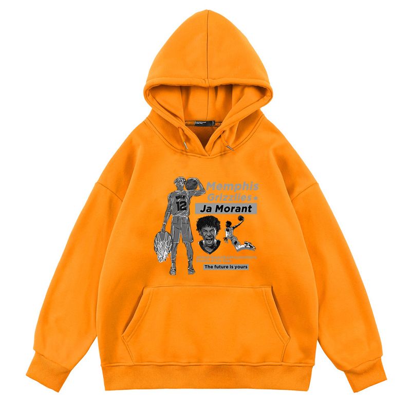370G Basketball Sports Jia Moran Langarm-Kapuzenpullover mit beidseitig bedrucktem Unisex-Print und lockerer Passform_voghion.com