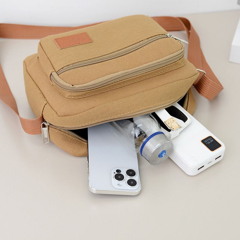 Borsa a tracolla casual da uomo in tela, grande capacità, per lavoro_voghion.com