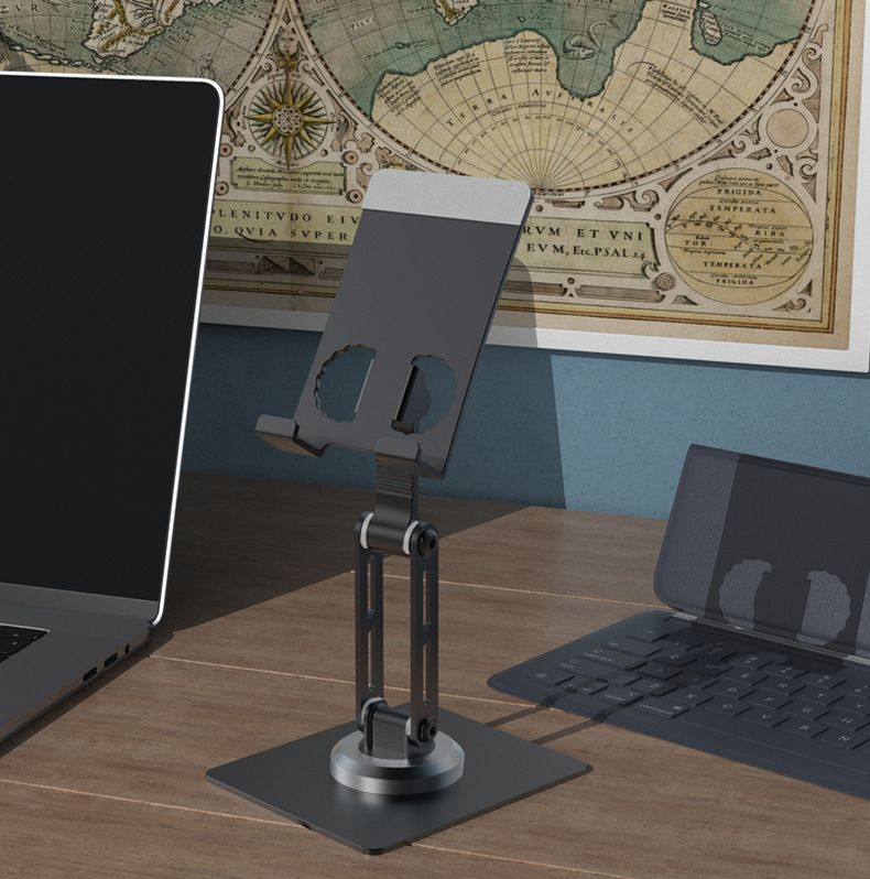 Portable Aluminum Rotatable Foldable Phone Stand Holder For Desk, Tablet, And Mobile Devices - Multiple Colors_voghion.com