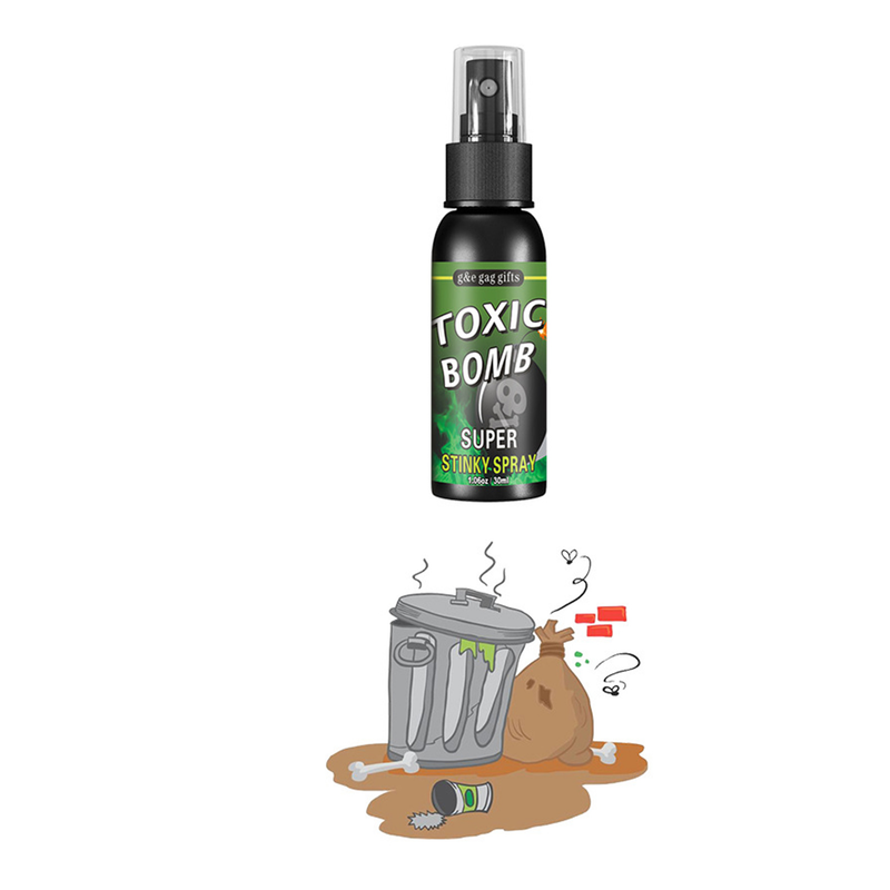 ToysMall 30 ML fisespray Sikker varig Rask Effektiv Ingen skade Halloween-fest Vanskelig prop Stinky Ass Spray Daglig bruk_voghion.com
